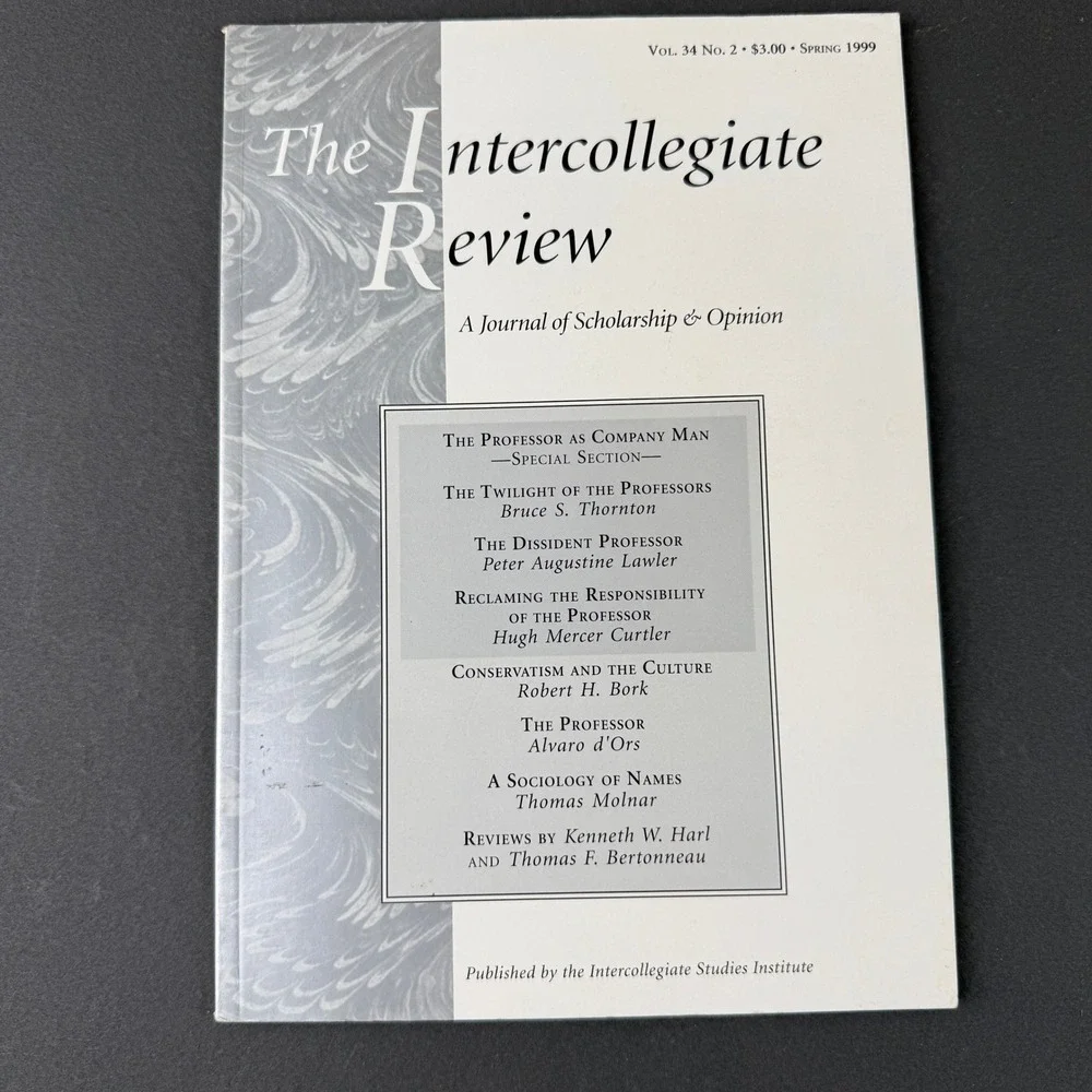 The Intercollegiate Review Journal Lot 10 Issues Mixed Vol 34-39 Multicolor EXC